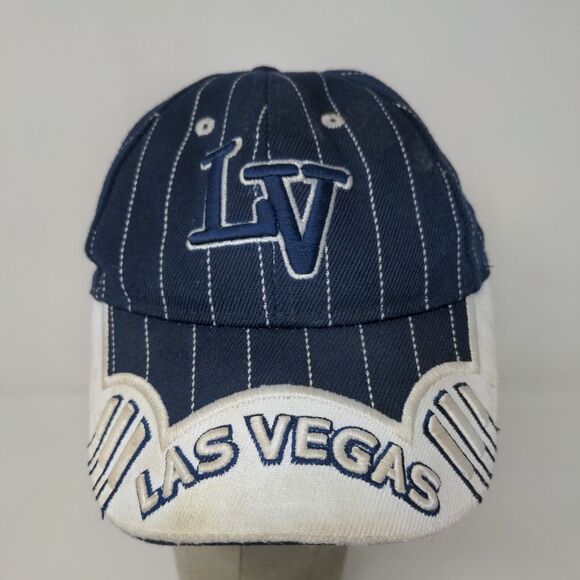 Koskash Headwear Men's Strapback Hat Blue White Size 48CM Embroidered Las Vegas - Picture 3 of 11